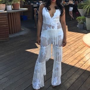 Fringe jumpsuit